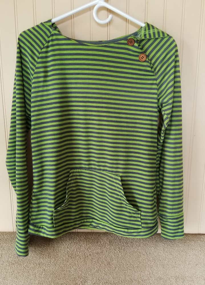 Love Change  medium sweatshirt with hood/ pockets